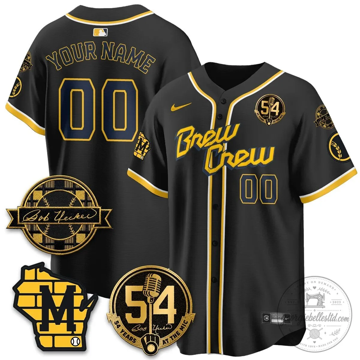 Milwaukee Brewers Black Out Style Limited Vapor Custom Baseball Jersey 5 Milwaukee Brewers Black Out Style Limited Vapor Custom Baseball Jersey