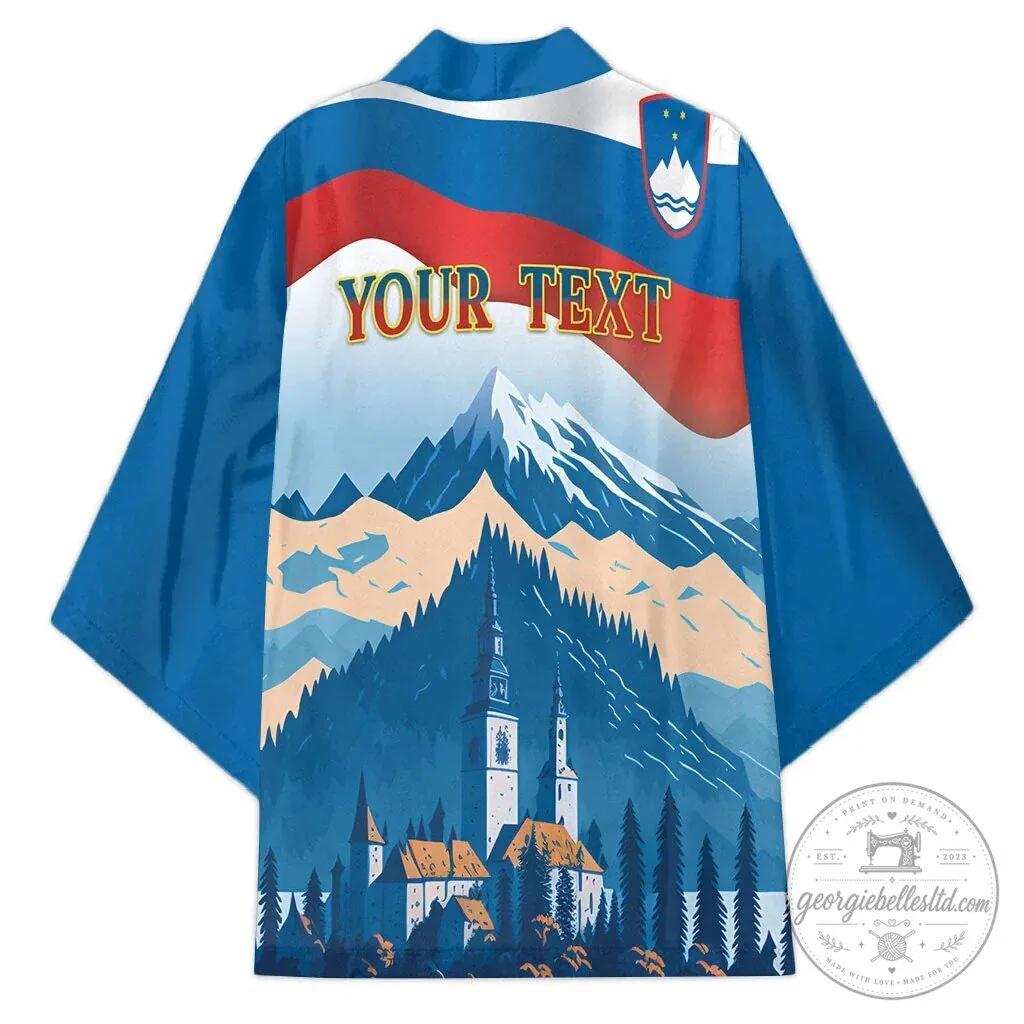 Slovenia Independence Day Lake Bled Julian Alps Landscape Kimono Robe 7 Slovenia Independence Day Lake Bled Julian Alps Landscape Kimono Robe