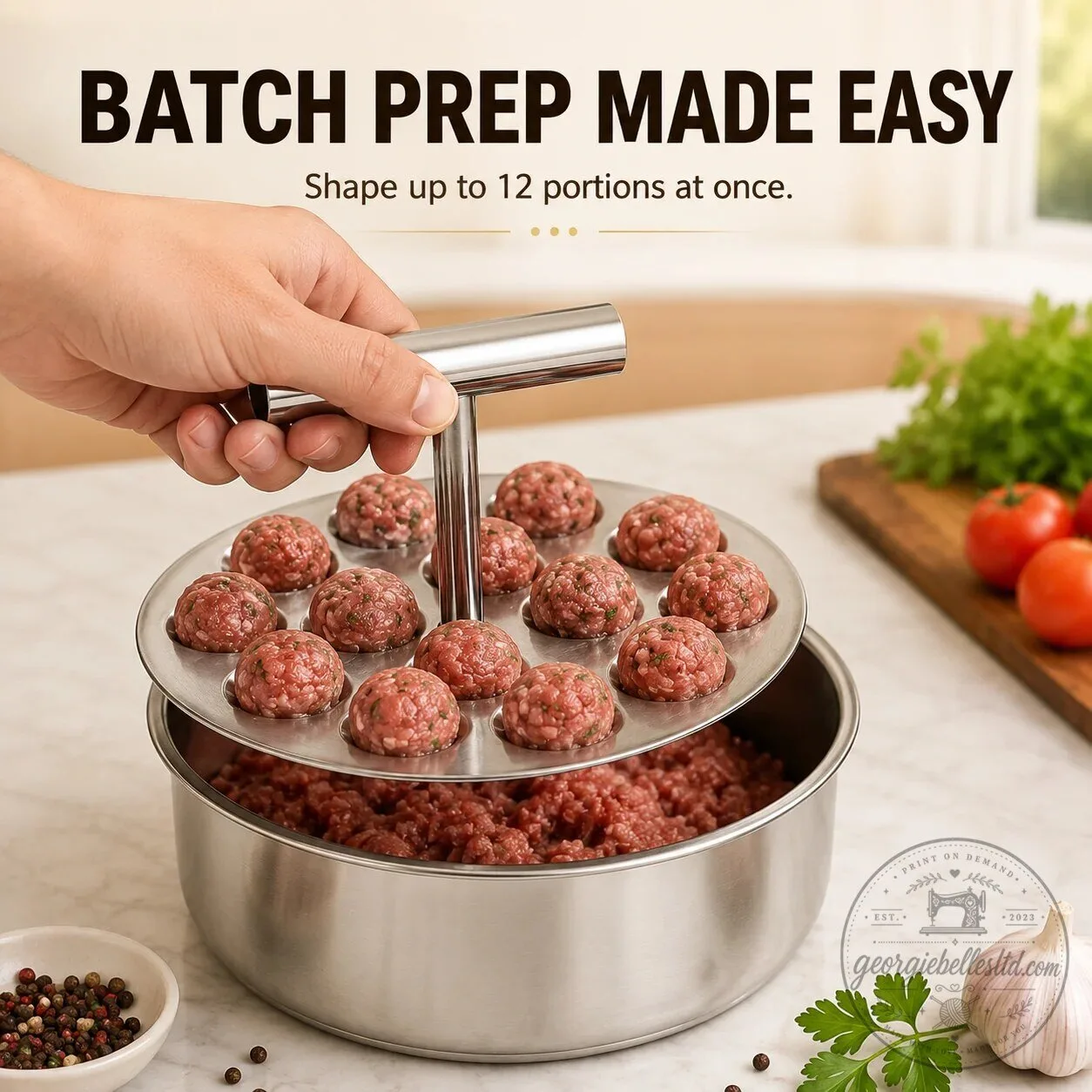 Stainless Steel Meatball Maker Press for Easy Cooking and Baking 9 Stainless Steel Meatball Maker Press for Easy Cooking and Baking
