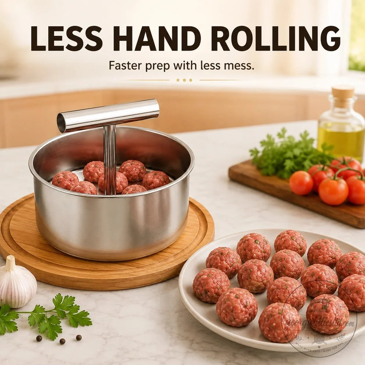 Stainless Steel Meatball Maker Press for Easy Cooking and Baking 11 Stainless Steel Meatball Maker Press for Easy Cooking and Baking
