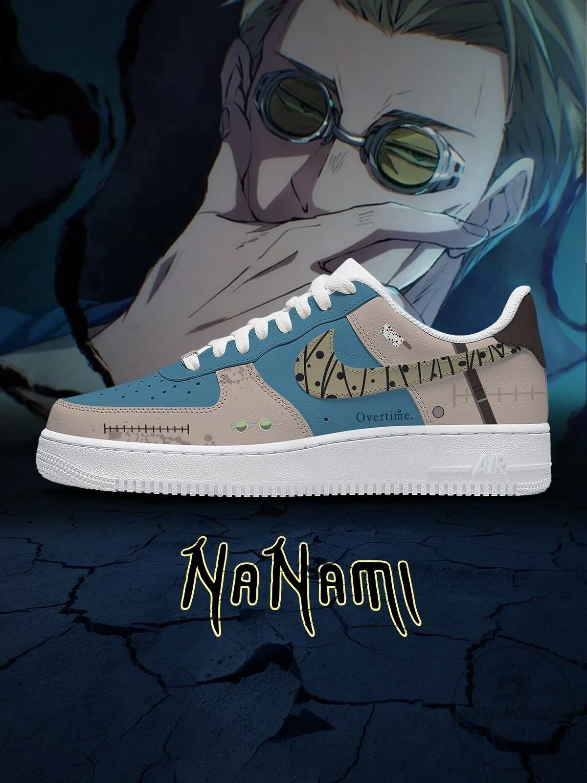Kento Nanami Jujutsu Kaisen Anime Character Custom Design Shoes 1 Kento Nanami Jujutsu Kaisen Anime Character Custom Design Shoes