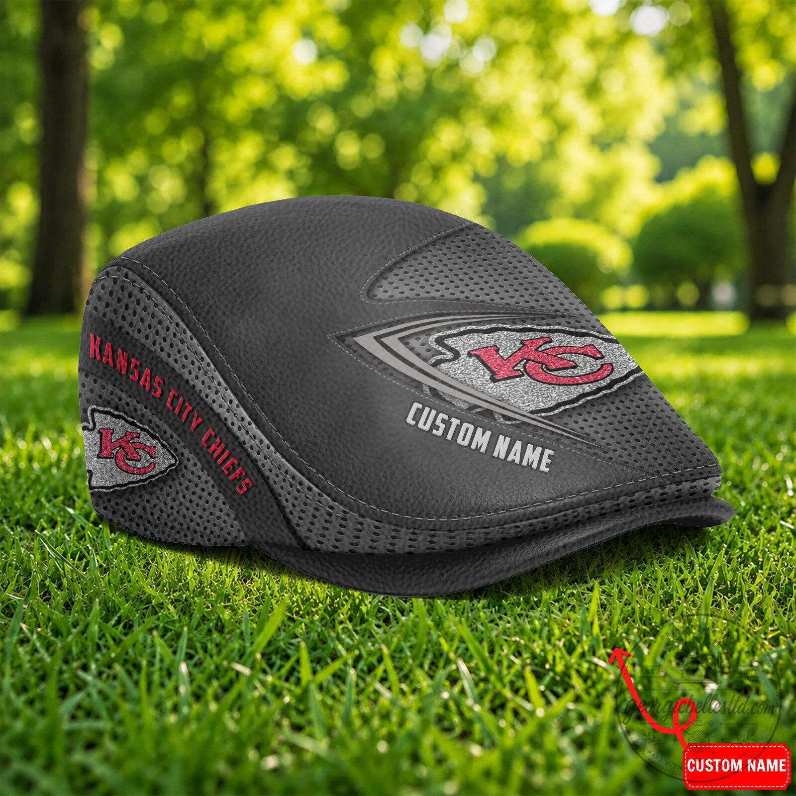 Kansas City Chiefs National Football League Custom Name Flat Cap Hat 5 Kansas City Chiefs National Football League Custom Name Flat Cap Hat