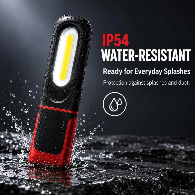 USB-C Rechargeable COB LED Work Light with Magnetic Base and Swivel Hook 10 USB-C Rechargeable COB LED Work Light with Magnetic Base and Swivel Hook