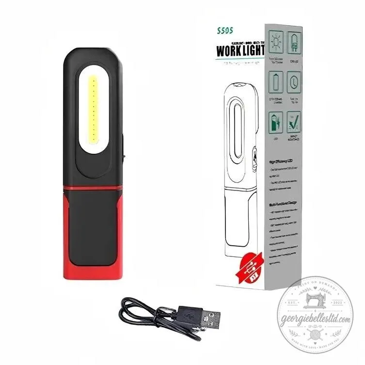 USB-C Rechargeable COB LED Work Light with Magnetic Base and Swivel Hook 11 USB-C Rechargeable COB LED Work Light with Magnetic Base and Swivel Hook