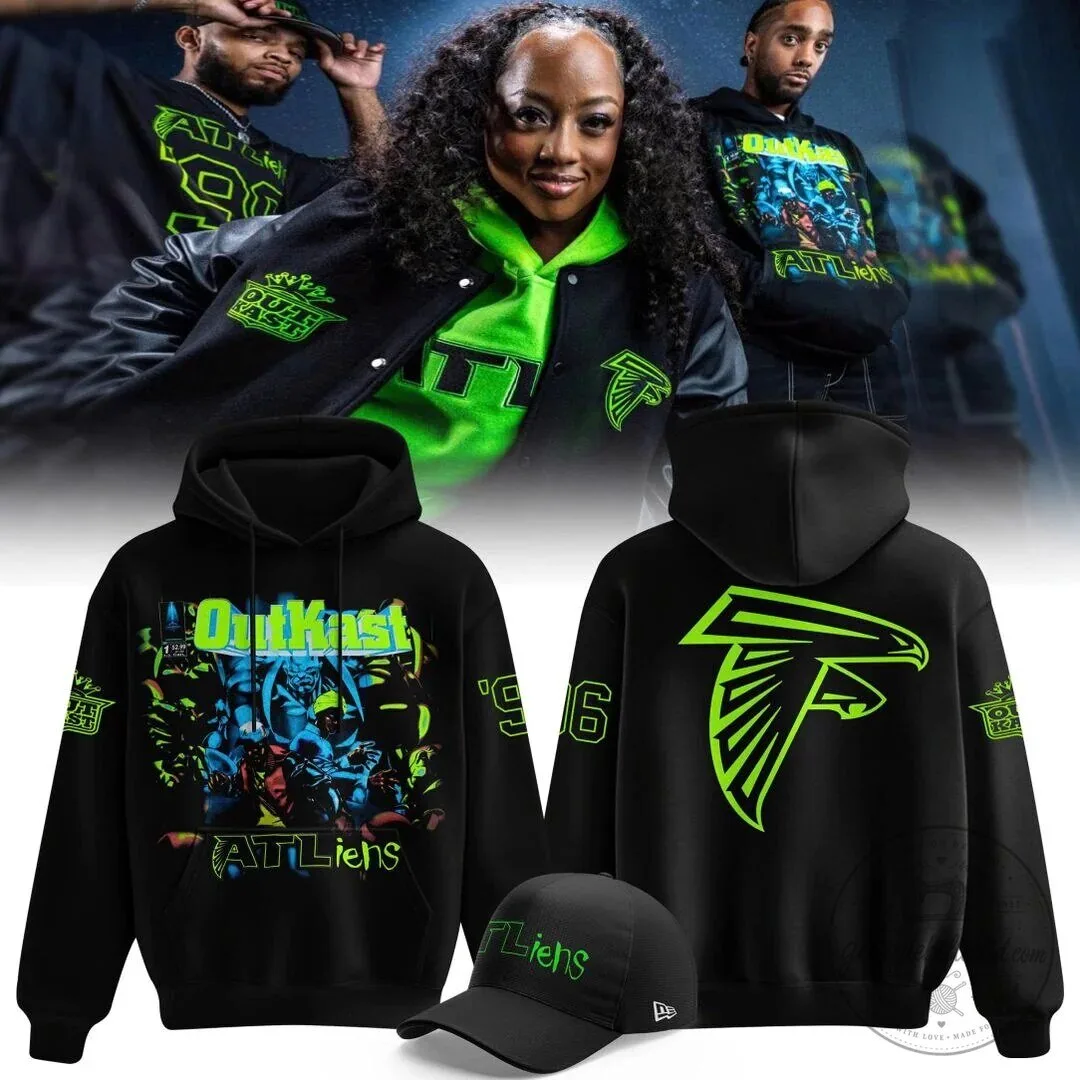 OutKast ATLiens Album Cover Atlanta Falcons Football Hoodie