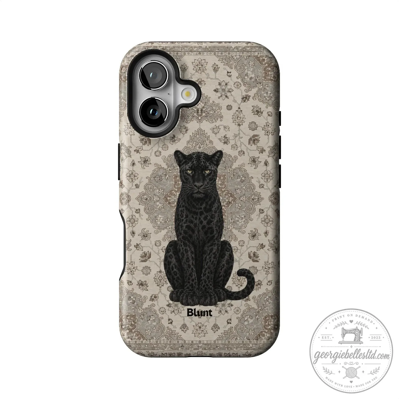 Black Panther Cat Animal Pattern iPhone Case 33 Black Panther Cat Animal Pattern iPhone Case