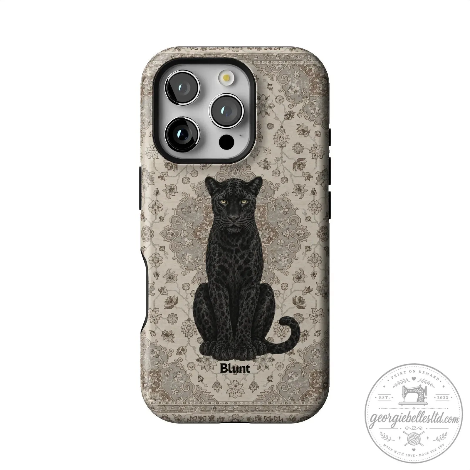 Black Panther Cat Animal Pattern iPhone Case 34 Black Panther Cat Animal Pattern iPhone Case