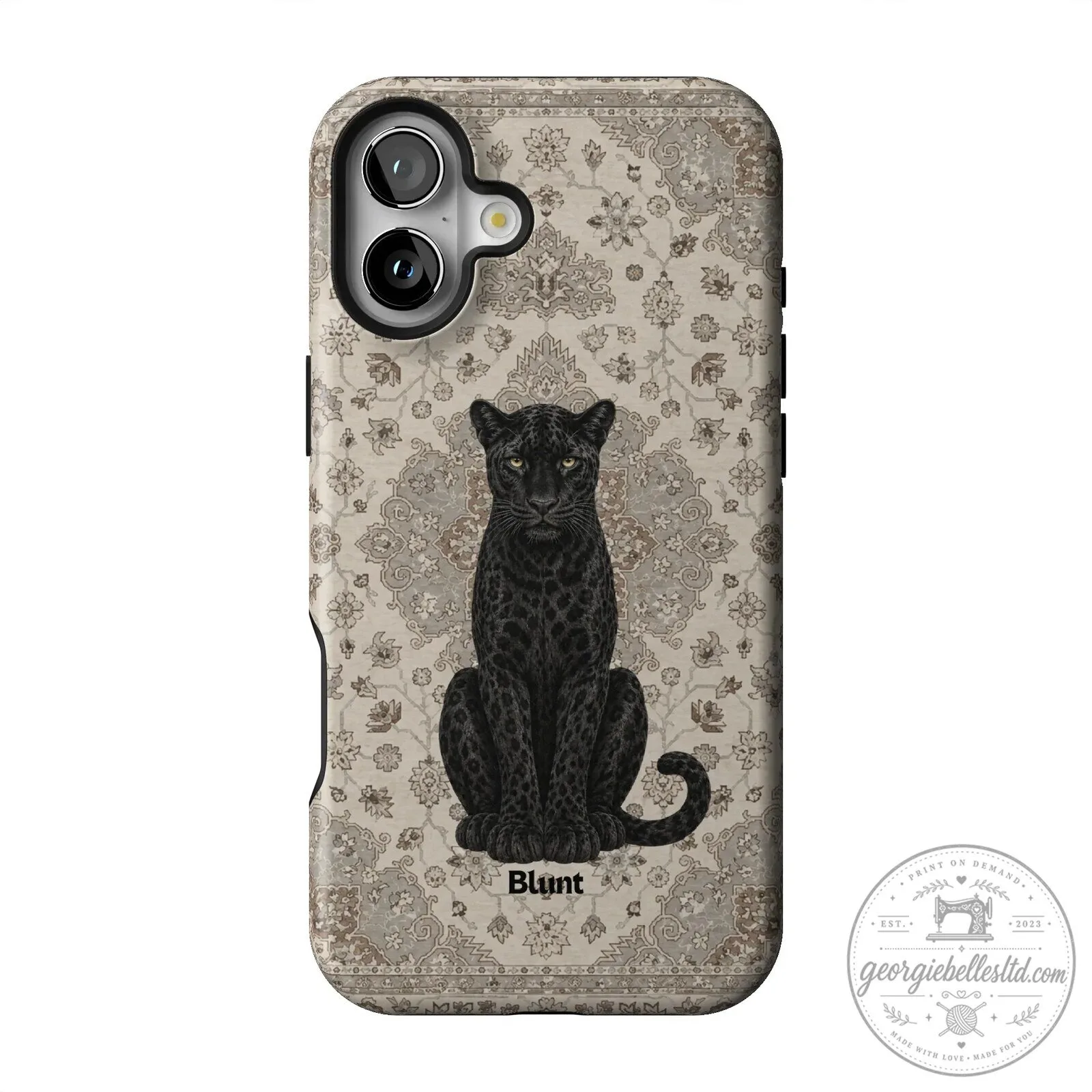 Black Panther Cat Animal Pattern iPhone Case 36 Black Panther Cat Animal Pattern iPhone Case