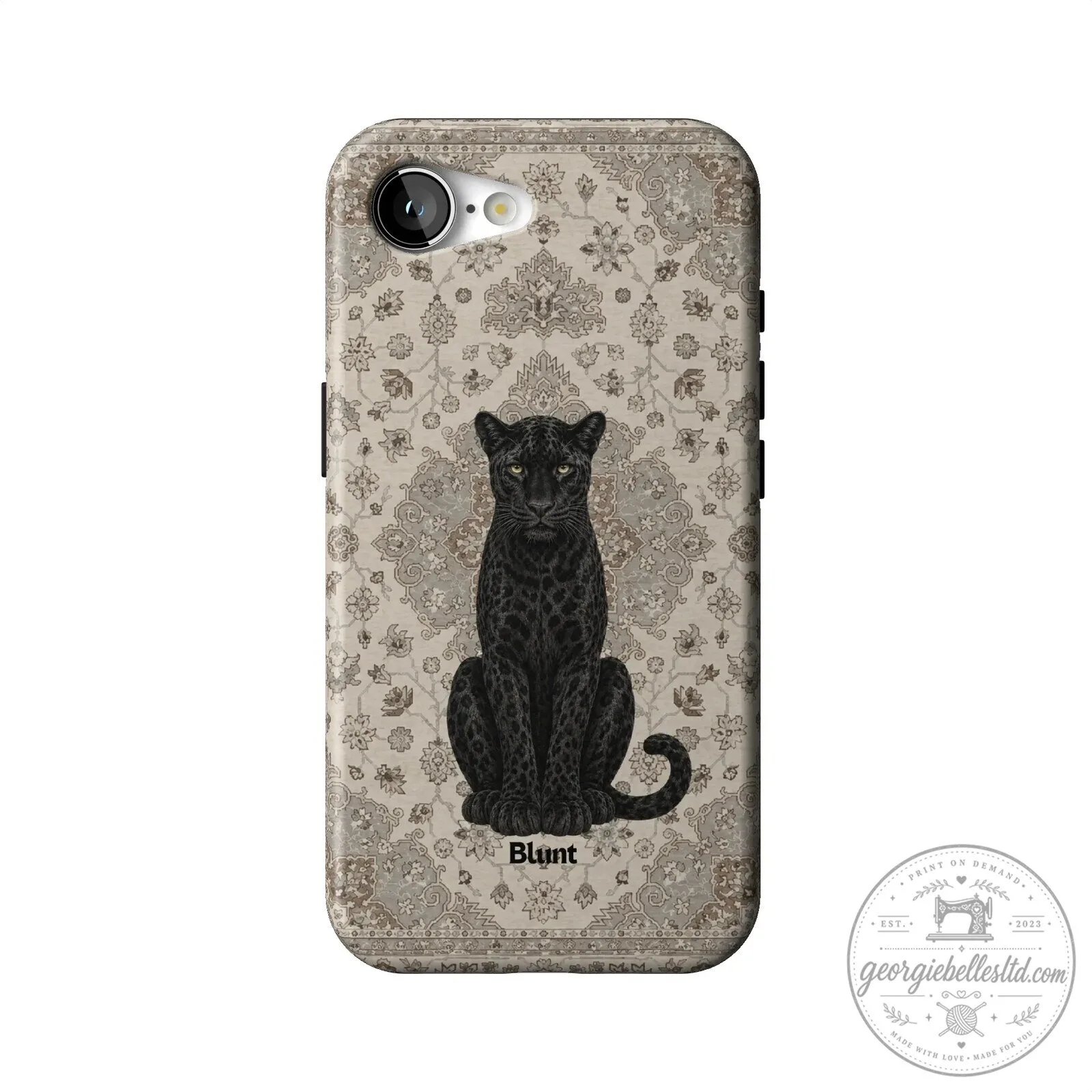 Black Panther Cat Animal Pattern iPhone Case 37 Black Panther Cat Animal Pattern iPhone Case