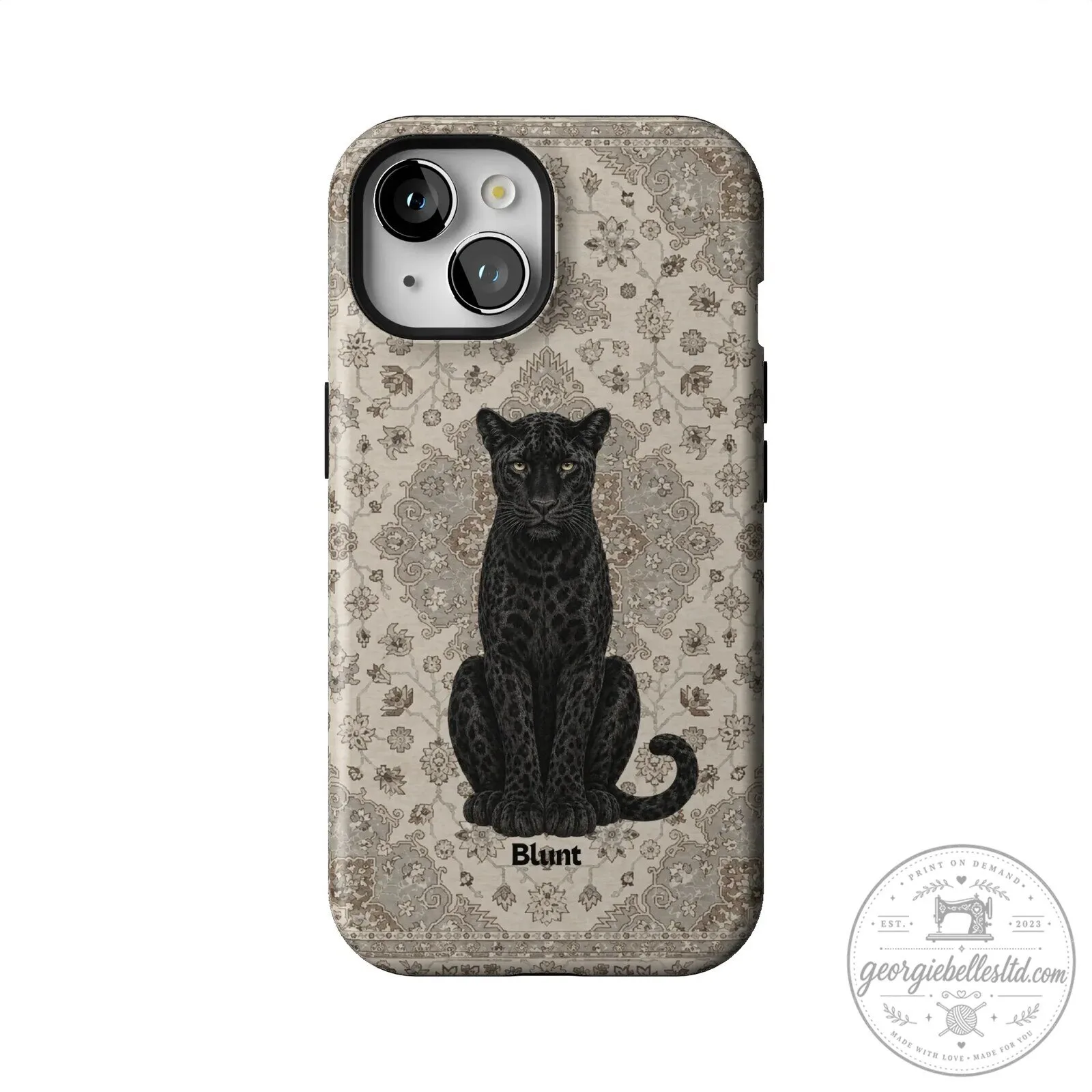 Black Panther Cat Animal Pattern iPhone Case 38 Black Panther Cat Animal Pattern iPhone Case