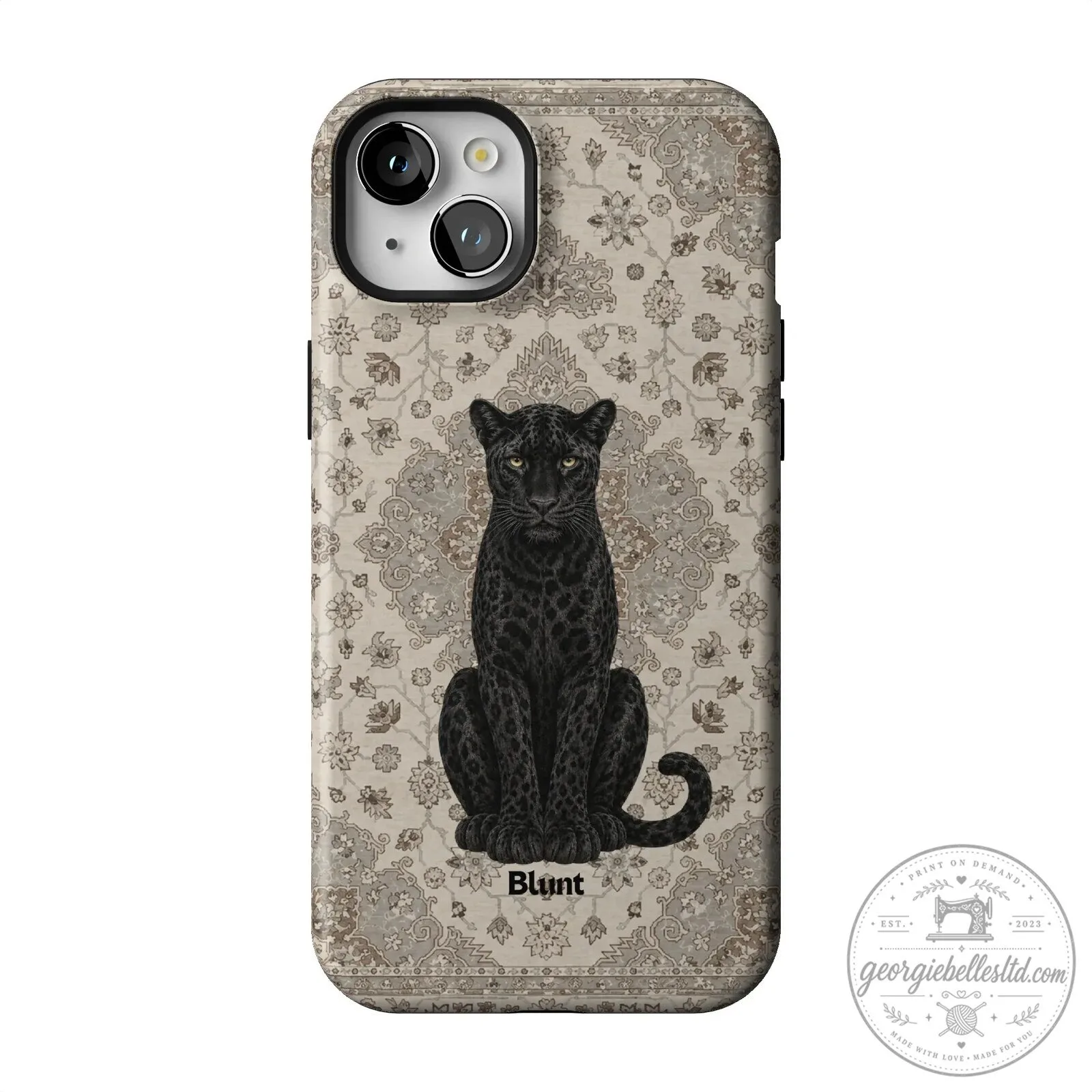 Black Panther Cat Animal Pattern iPhone Case 41 Black Panther Cat Animal Pattern iPhone Case