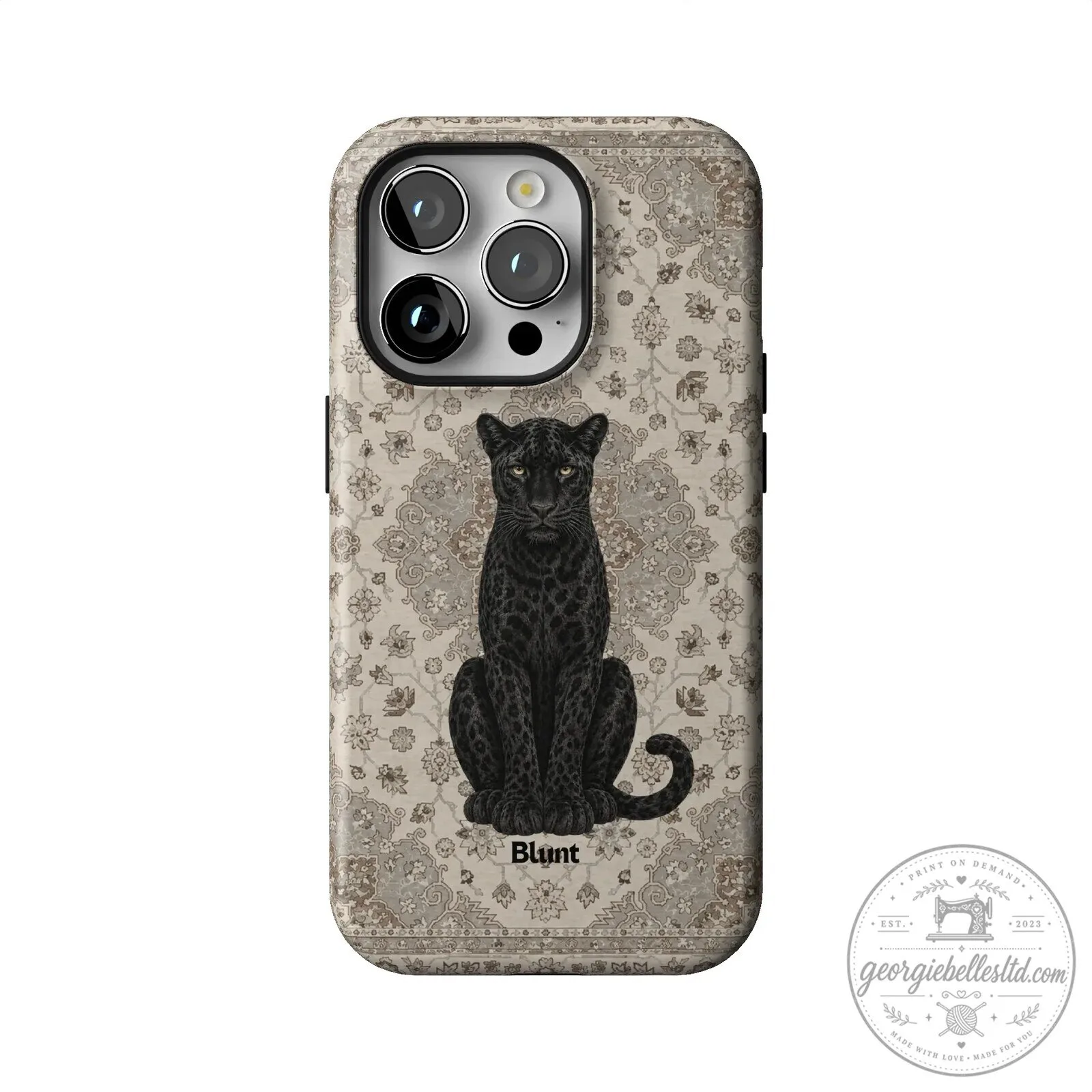 Black Panther Cat Animal Pattern iPhone Case 43 Black Panther Cat Animal Pattern iPhone Case