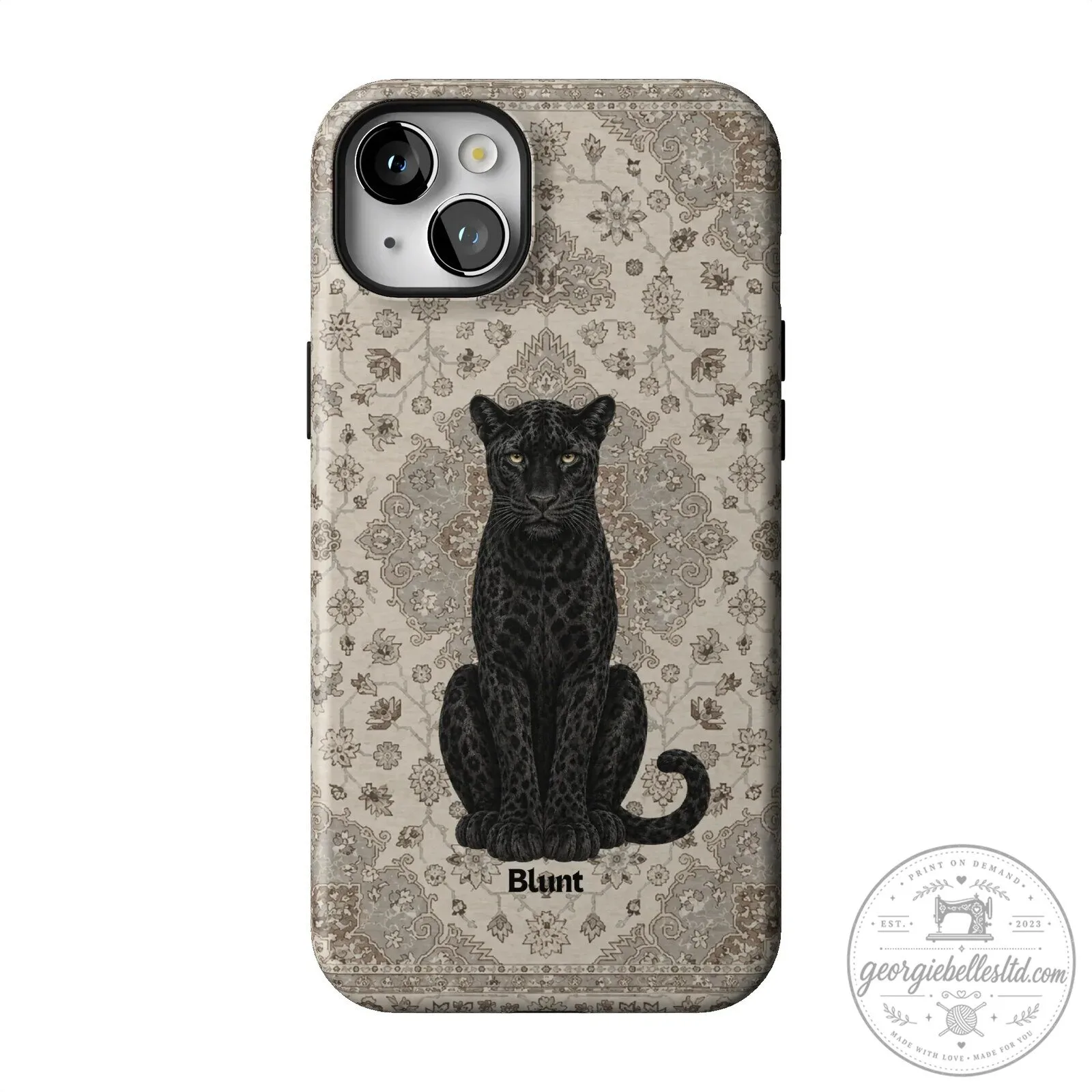 Black Panther Cat Animal Pattern iPhone Case 45 Black Panther Cat Animal Pattern iPhone Case