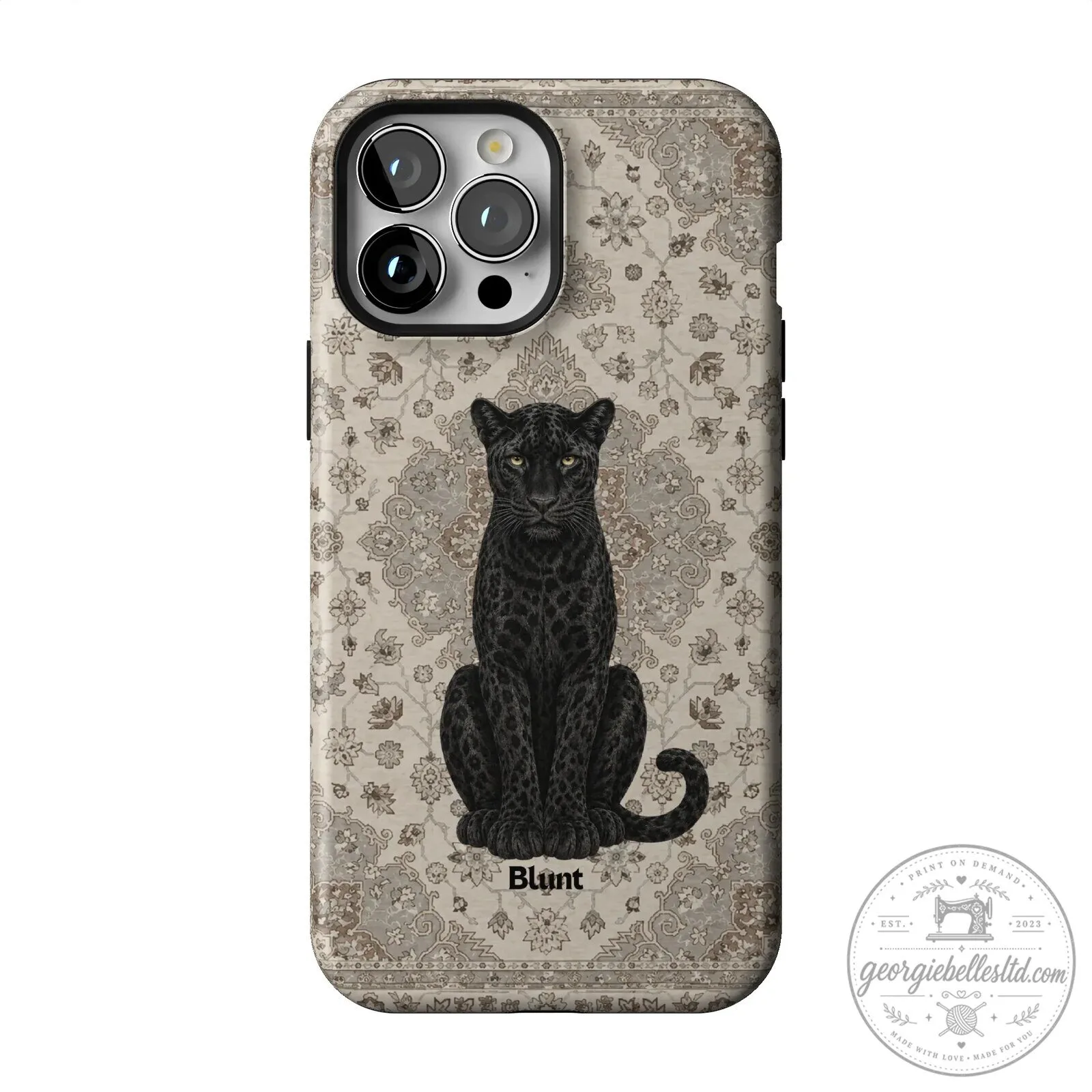 Black Panther Cat Animal Pattern iPhone Case 48 Black Panther Cat Animal Pattern iPhone Case