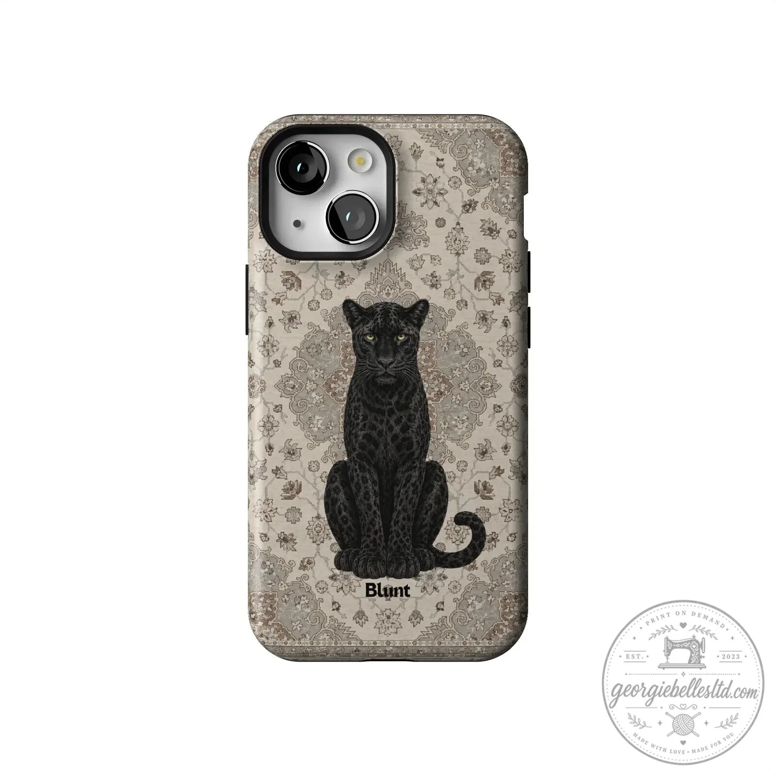 Black Panther Cat Animal Pattern iPhone Case 49 Black Panther Cat Animal Pattern iPhone Case