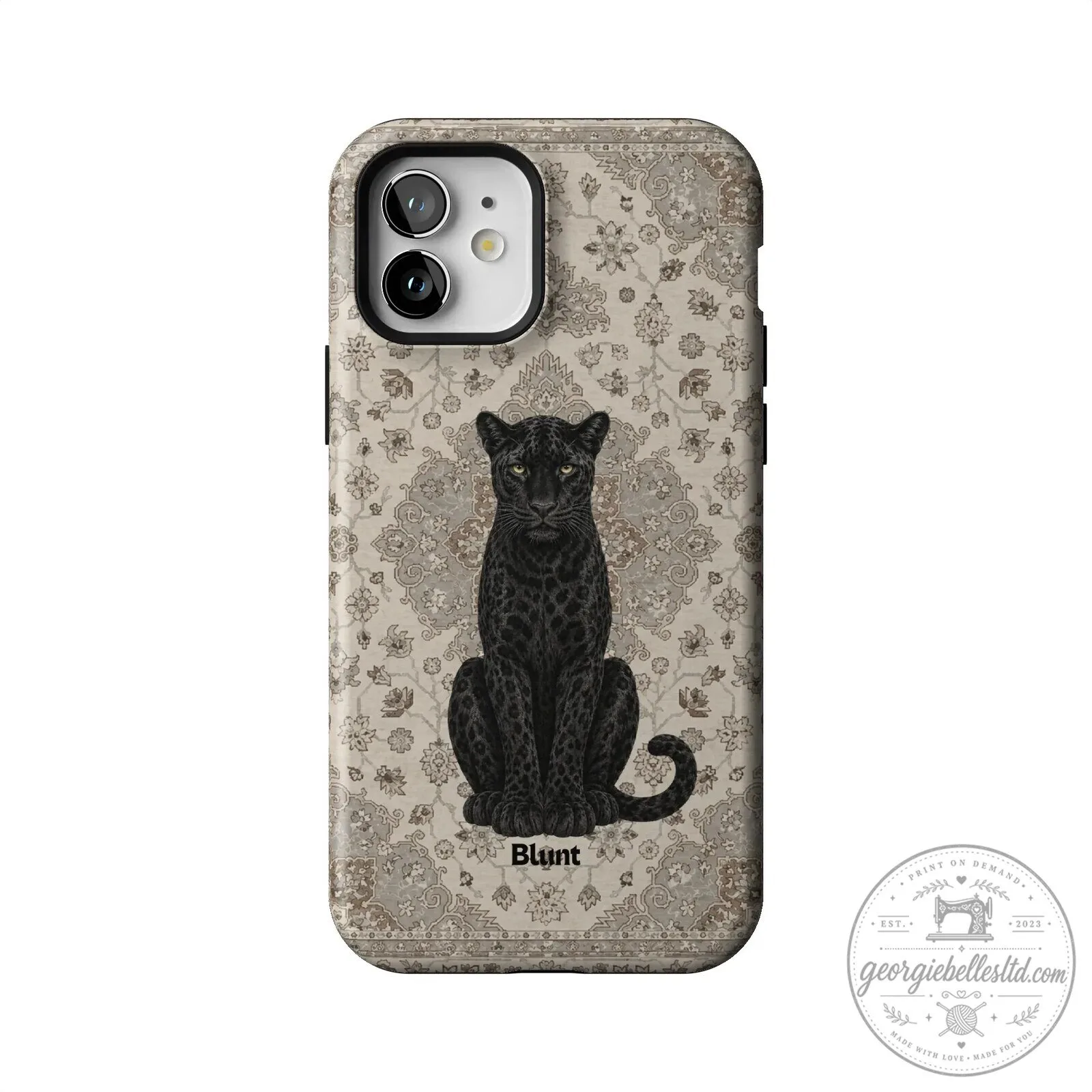 Black Panther Cat Animal Pattern iPhone Case 50 Black Panther Cat Animal Pattern iPhone Case