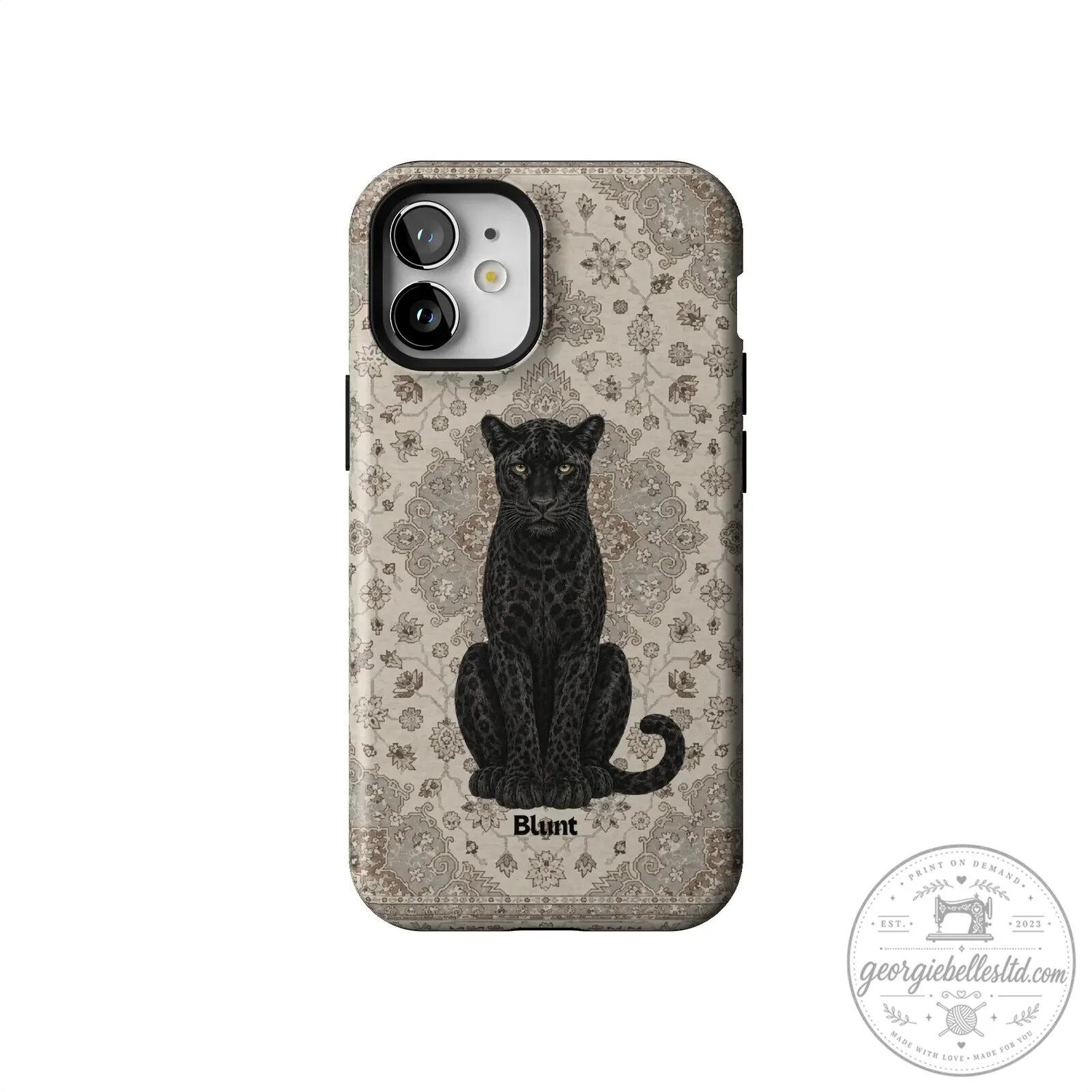 Black Panther Cat Animal Pattern iPhone Case 53 Black Panther Cat Animal Pattern iPhone Case