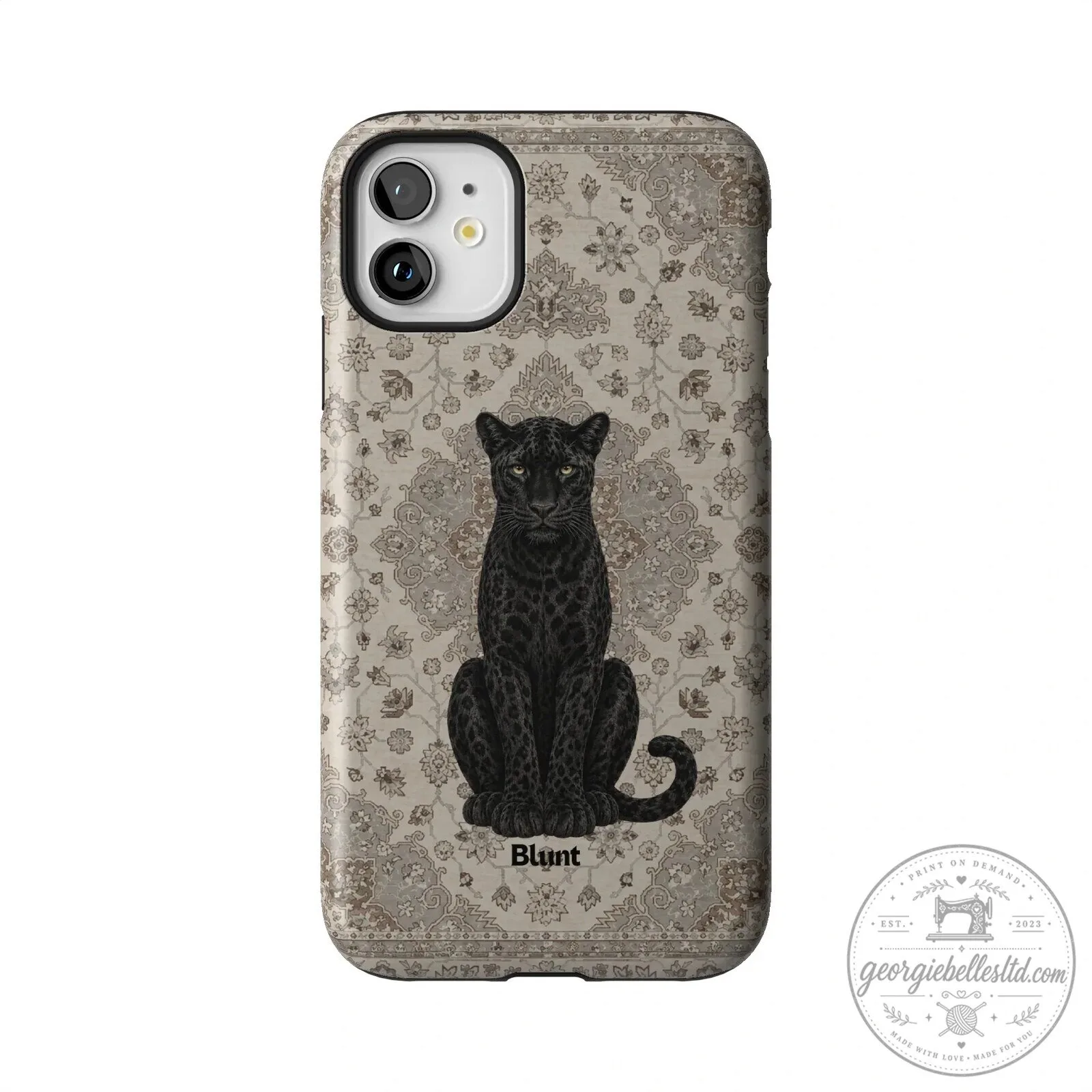 Black Panther Cat Animal Pattern iPhone Case 54 Black Panther Cat Animal Pattern iPhone Case
