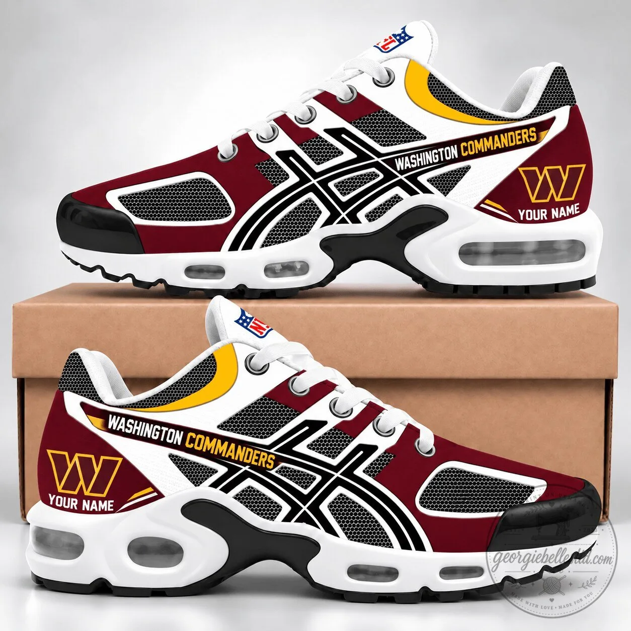Washington Commanders Personalized Team Air Max Plus Sneakers 1 Washington Commanders Personalized Team Air Max Plus Sneakers