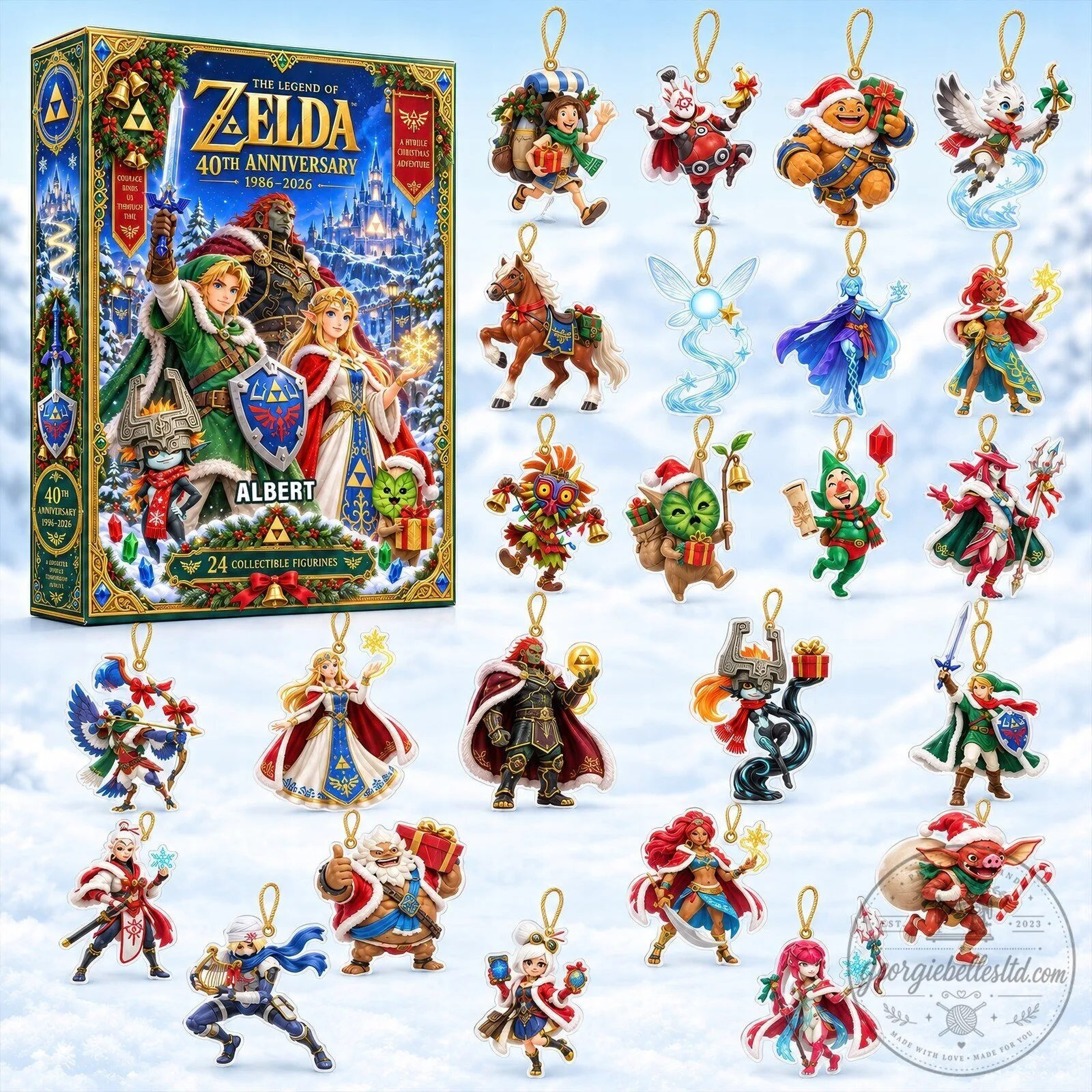 The Legend of Zelda 40th Anniversary Christmas Advent Calendar 2026 2D 1 The Legend of Zelda 40th Anniversary Christmas Advent Calendar 2026 2D