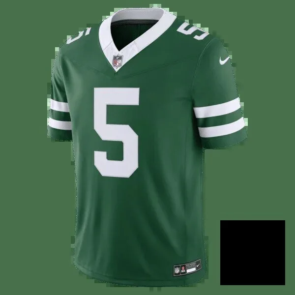 Garrett Wilson New York Jets Green Game Football Jersey 16 Garrett Wilson New York Jets Green Game Football Jersey