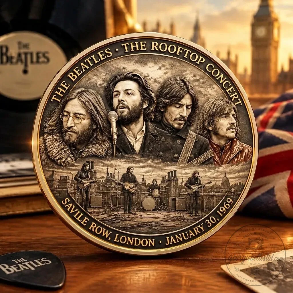 The Beatles Rooftop Concert Savile Row London January 30, 1969 Commemorative Coin